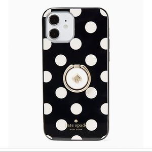 Kate Spade ring stand and flexible case for an iPhone 12 mini